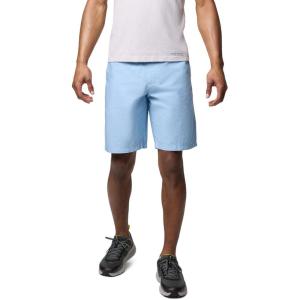 imageColumbia Mens Washed Out Short Cotton Classic FitRipple Blue