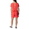 imagewomens Slack Water Knit RomperRed Hibiscus