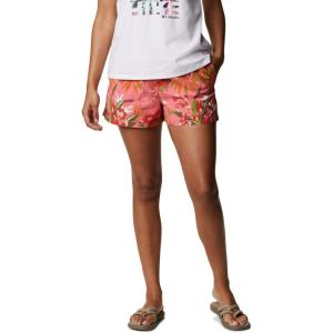imageColumbia Womens Sandy River Ii Printed ShortSalmonMagnolia Print
