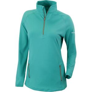 imageColumbia Golf Womens OmniWick Outward Nine 14 ZipElectric Turquoise