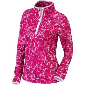 imageColumbia Golf Womens OmniWick Twilight 14 PulloverHaute Pink