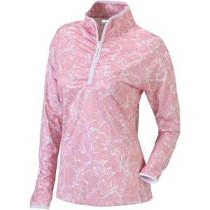 imageColumbia Golf Womens OmniWick Twilight 14 PulloverVintage Pink