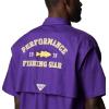 imageColumbia Mens CLG Bonehead Team Ss ShirtLsu  Vivid Purple