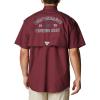 imageColumbia Mens CLG Bonehead Team Ss ShirtTam  Deep Maroon