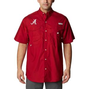 imageColumbia Mens CLG Bonehead Team Ss ShirtAla  Red Velvet