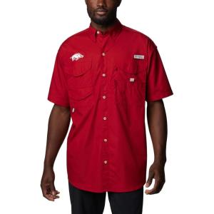 imageColumbia Mens CLG Bonehead Team Ss ShirtArk  Red Velvet