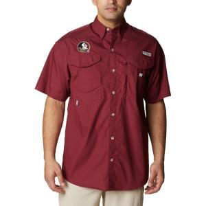 imageColumbia Mens CLG Bonehead Team Ss ShirtFsu  Cabernet