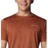 imageColumbia Mens Alpine Chill Zero Short Sleeve CrewAuburn Heather