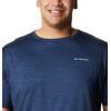 imageColumbia Mens Alpine Chill Zero Short Sleeve CrewCollegiate Navy Heather