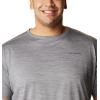 imageColumbia Mens Alpine Chill Zero Short Sleeve CrewColumbia Grey Heather
