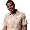 imageColumbia Mens Silver Ridge Utility Lite Novelty Short SleeveAncient Fossil Pulaski Plaid