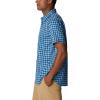 imageColumbia Mens Silver Ridge Utility Lite Novelty Short SleeveCollegiate Navy Pulaski Plaid