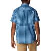 imageColumbia Mens Silver Ridge Utility Lite Novelty Short SleeveCollegiate Navy Pulaski Plaid