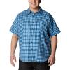 imageColumbia Mens Silver Ridge Utility Lite Novelty Short SleeveCollegiate Navy Pulaski Plaid