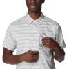 imageColumbia Mens Silver Ridge Utility Lite Novelty Short SleeveColumbia Grey Chambray Stripe