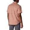 imageColumbia Mens Silver Ridge Utility Lite Novelty Short SleeveDesert Orange Pulaski Plaid