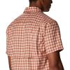 imageColumbia Mens Silver Ridge Utility Lite Novelty Short SleeveDesert Orange Pulaski Plaid