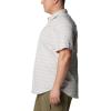 imageColumbia Mens Silver Ridge Utility Lite Novelty Short SleeveFlint Grey Chambray Stripe
