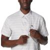imageColumbia Mens Silver Ridge Utility Lite Novelty Short SleeveFlint Grey Chambray Stripe