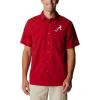 imageColumbia Mens Standard Slack Tide Camp ShirtAla  Red Velvet