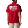imageColumbia Mens Standard Slack Tide Camp ShirtAla  Red Velvet