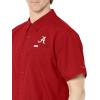 imageColumbia Mens Standard Slack Tide Camp ShirtAla  Red Velvet