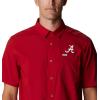 imageColumbia Mens Standard Slack Tide Camp ShirtAla  Red Velvet