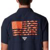 imageColumbia Mens Standard Slack Tide Camp ShirtAub  Collegiate Navy