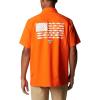 imageColumbia Mens Standard Slack Tide Camp ShirtCle  Spark Orange