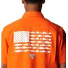 imageColumbia Mens Standard Slack Tide Camp ShirtCle  Spark Orange