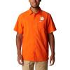 imageColumbia Mens Standard Slack Tide Camp ShirtCle  Spark Orange