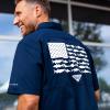 imageColumbia Mens Standard Slack Tide Camp ShirtDc  Collegiate Navy