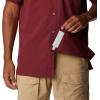 imageColumbia Mens Standard Slack Tide Camp ShirtFsu  Cabernet