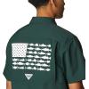 imageColumbia Mens Standard Slack Tide Camp ShirtMs  Spruce