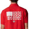 imageColumbia Mens Standard Slack Tide Camp ShirtNeb  Bright Red