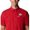imageColumbia Mens Standard Slack Tide Camp ShirtOs  Intense Red