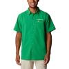 imageColumbia Mens Standard Slack Tide Camp ShirtUo  Fuse Green