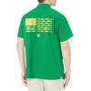 imageColumbia Mens Standard Slack Tide Camp ShirtUo  Fuse Green