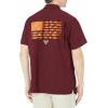 imageColumbia Mens Standard Slack Tide Camp ShirtVt  Deep Maroon
