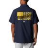 imageColumbia Mens Standard Slack Tide Camp ShirtWv  Collegiate Navy