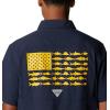 imageColumbia Mens Standard Slack Tide Camp ShirtWv  Collegiate Navy
