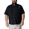 imageColumbia Mens PFG Bahama II Short Sleeve ShirtBlackRealtree Edge