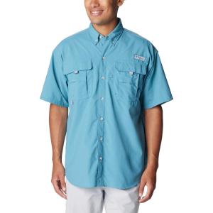 imageColumbia Mens PFG Bahama II Short Sleeve ShirtCanyon Blue