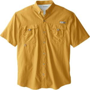 imageColumbia Mens PFG Bahama II Short Sleeve ShirtDark Banana