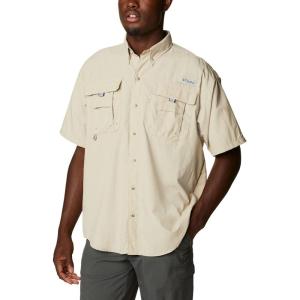 imageColumbia Mens PFG Bahama II Short Sleeve ShirtFossilRealtree Edge