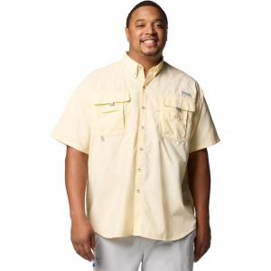 imageColumbia Mens PFG Bahama II Short Sleeve ShirtLemon Wash