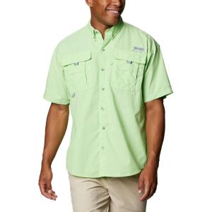 imageColumbia Mens PFG Bahama II Short Sleeve ShirtLime Glow