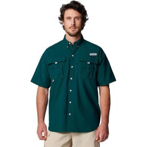imageColumbia Mens PFG Bahama II Short Sleeve ShirtMidnight Teal
