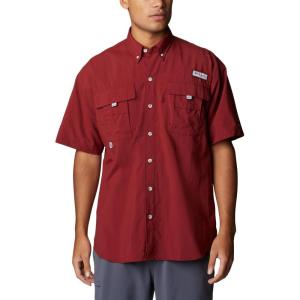 imageColumbia Mens PFG Bahama II Short Sleeve ShirtRed Jasper