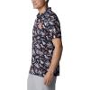 imageColumbia Mens Collegiate Super Terminal Tackle PoloAub  Collegiate Navy Dorado Isle Print